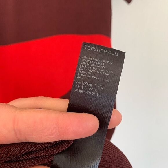 Topshop Unique Runway Collection Summer/Spring 2016 stripe knitted mini dress - Picture 11 of 13